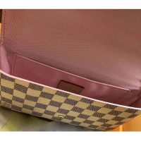 Louis Vuitton LV Women Sarah Wallet in Damier Azur Canvas-Pink