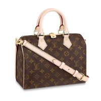 Louis Vuitton LV Women Speedy Bandoulière 25 in Signature Monogram Canvas-Brown (1)