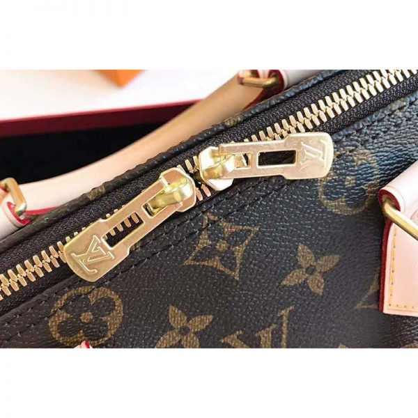 Louis Vuitton LV Women Speedy Bandoulière 25 in Signature Monogram Canvas-Brown (6)