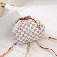 Louis Vuitton LV Women Sperone BB Backpack in Damier Azur Canvas-Beige