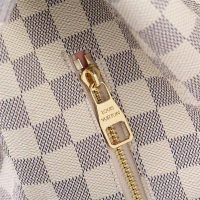 Louis Vuitton LV Women Sperone Backpack in Damier Azur Canvas-Beige (10)