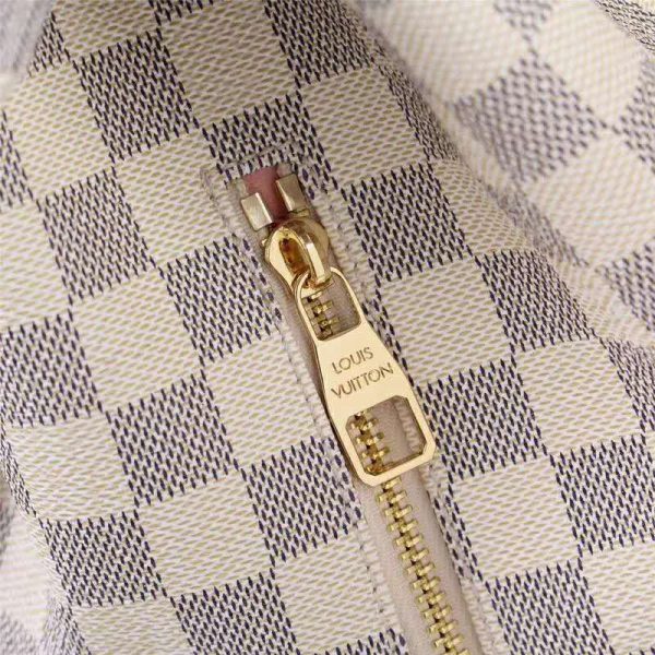 Louis Vuitton LV Women Sperone Backpack in Damier Azur Canvas-Beige (5)