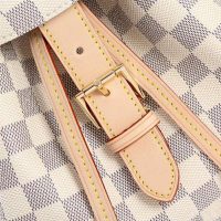 Louis Vuitton LV Women Sperone Backpack in Damier Azur Canvas-Beige (10)