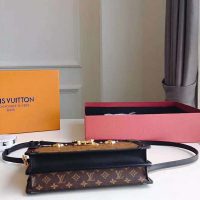 Louis Vuitton LV Women Trunk Clutch Handbag in Monogram and Monogram Reverse Canvas (1)