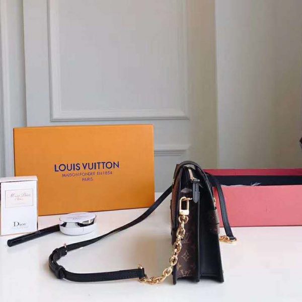 Louis Vuitton LV Women Trunk Clutch Handbag in Monogram and Monogram Reverse Canvas (13)