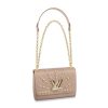 Louis Vuitton LV Women Twist MM Chain Bag in Epi Leather-Sandy