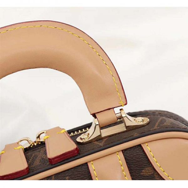 Louis Vuitton LV Women Valisette BB Handbag in Monogram Canvas-Brown (9)