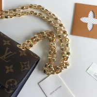 Louis Vuitton LV Women Victoire Chain Bag in Monogram Coated Canvas-Navy (4)