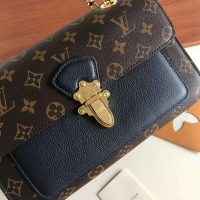 Louis Vuitton LV Women Victoire Chain Bag in Monogram Coated Canvas-Navy (4)