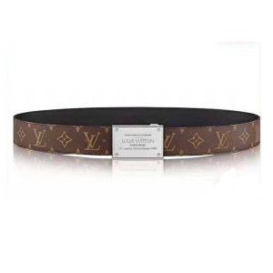 Louis Vuitton Men LV Neo Inventeur Reversible 40mm Belt in Monogram Canvas-Brown