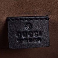 Gucci GG Women Padlock GG Small Bamboo Shoulder Bag Beige