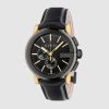 Gucci Men G-Chrono Watch 44mm-Black