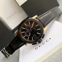 Gucci Men G-Chrono Watch 44mm-Black