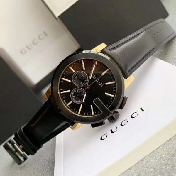Gucci Men G-Chrono Watch 44mm-Black (2)