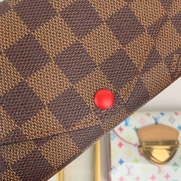 Louis Vuitton LV Women Joséphine Wallet Damier Ebene Canvas-Brown (3)