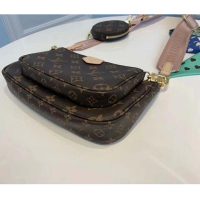 Louis Vuitton LV Women Multi-Pochette Accessoires Bag Monogram Canvas-Pink