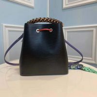 Louis Vuitton LV Women NéoNoé MM Bucket Bag Grained Epi-Black