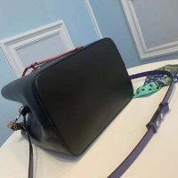 Louis Vuitton LV Women NéoNoé MM Bucket Bag Grained Epi-Black