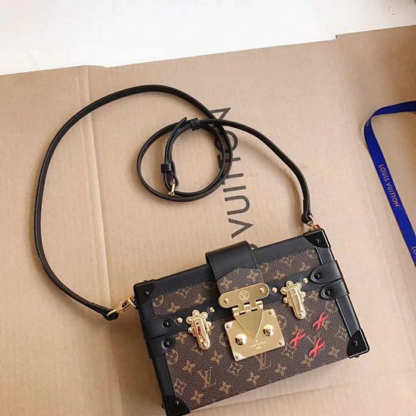 Louis Vuitton LV Women Petite Malle Handbag Iconic Monogram Canvas (3)