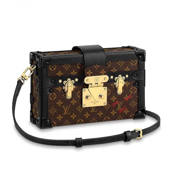 Louis Vuitton LV Women Petite Malle Handbag Iconic Monogram Canvas