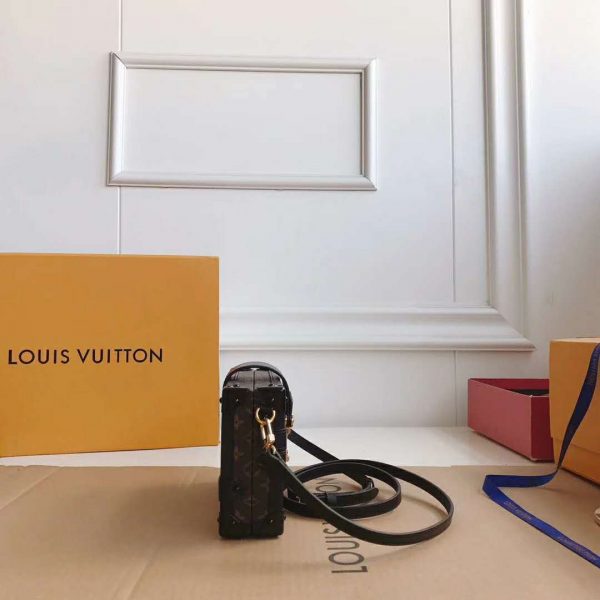 Louis Vuitton LV Women Petite Malle Handbag Iconic Monogram Canvas (9)
