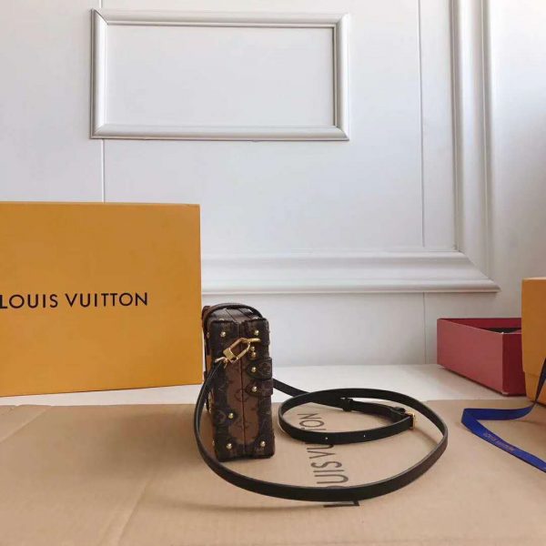 Louis Vuitton LV Women Petite Malle Handbag Monogram Reverse Canvas (9)