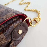 Louis Vuitton LV Women Pochette Favorite MM Damier Ebene Canvas