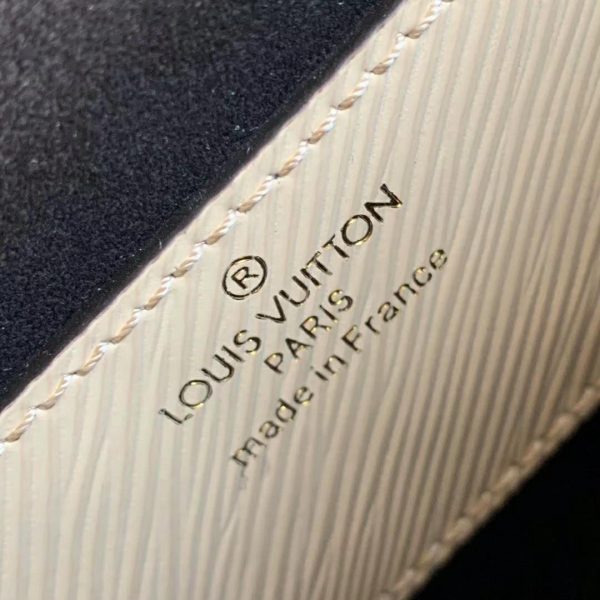 Louis Vuitton LV Women Twist MM Epi Grained Cowhide Leather-Beige (10)