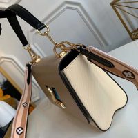 Louis Vuitton LV Women Twist MM Epi Grained Cowhide Leather-Beige