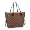 Louis Vuitton Women LV Neverfull MM in Damier Ebène Canvas