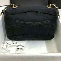 Chanel Women Flap Bag Denim & Gold-Tone Metal-Black