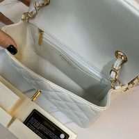 Chanel Women Small Flap Bag Grained Calfskin & Gold-Tone Metal