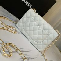Chanel Women Small Flap Bag Grained Calfskin & Gold-Tone Metal