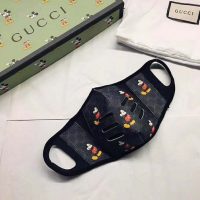 Gucci GG Unisex Disney Gucci Facial Mask Double G Supreme Canvas