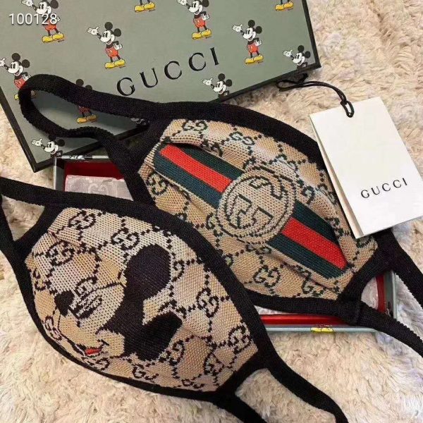 Gucci GG Unisex Disney x Gucci Facial Mask Double G Supreme Canvas (4)