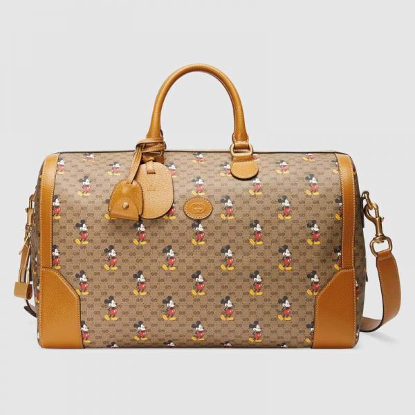 Gucci GG Unisex Disney x Gucci Medium Carry-On Duffle-Brownum Carry-On Duffle-Brown (1)