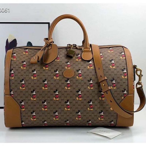 Gucci GG Unisex Disney x Gucci Medium Carry-On Duffle-Brown (2)