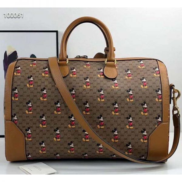 Gucci GG Unisex Disney x Gucci Medium Carry-On Duffle-Brown (4)