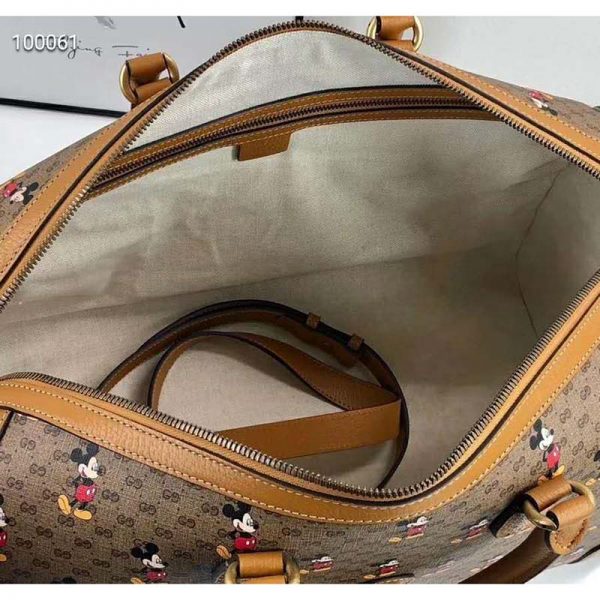 Gucci GG Unisex Disney x Gucci Medium Carry-On Duffle-Brown (9)