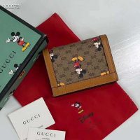 Gucci GG Unisex Disney x Gucci Card Case Wallet-Brown