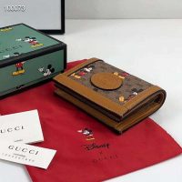 Gucci GG Unisex Disney x Gucci Card Case Wallet-Brown