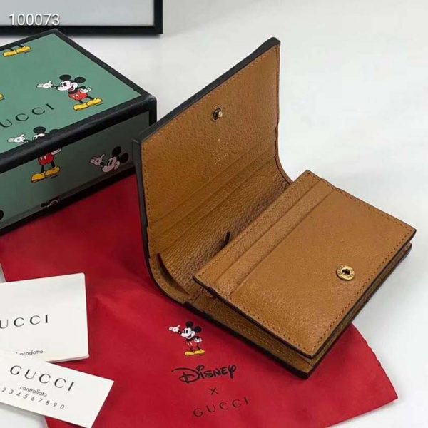 Gucci GG Unisex Disney x Gucci Wallet GG Supreme Canvas-Brown (7)