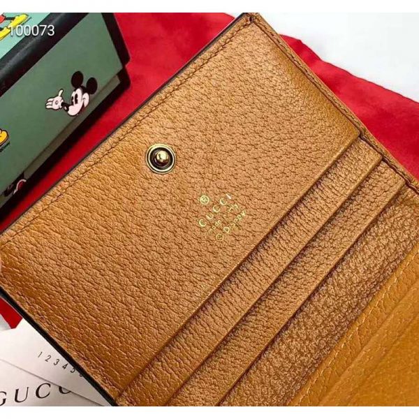 Gucci GG Unisex Disney x Gucci Wallet GG Supreme Canvas-Brown (9)