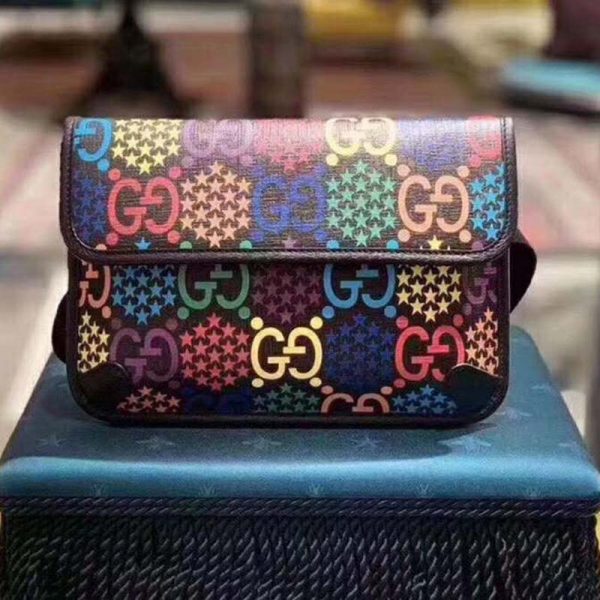 Gucci GG Unisex GG Psychedelic Belt Bag Psychedelic Supreme Canvas (6)