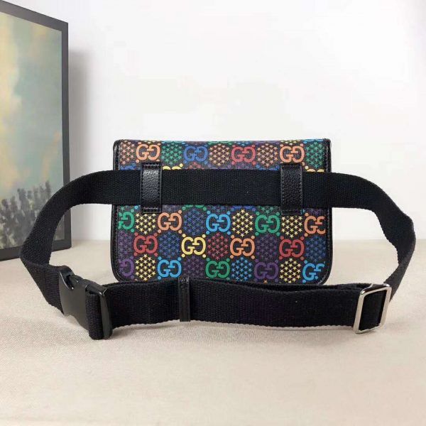 Gucci GG Unisex GG Psychedelic Belt Bag Psychedelic Supreme Canvas (9)