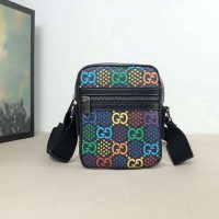 Gucci GG Unisex GG Psychedelic Shoulder Bag Psychedelic Supreme Canvas