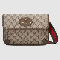 Gucci GG Unisex Neo Vintage GG Supreme Belt Bag-Beige