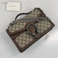 Gucci GG Women Dionysus GG Top Handle Bag Beige Supreme Canvas