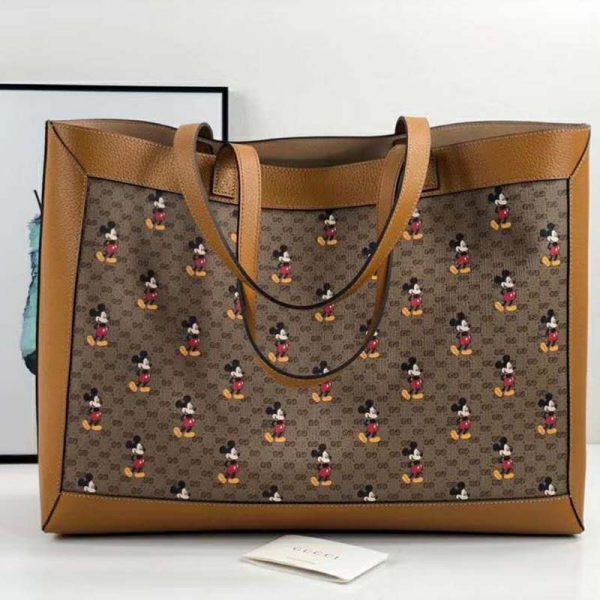 Gucci GG Women Disney x Gucci Medium Tote GG Supreme Canvas (10)