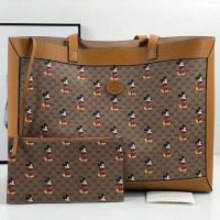 Gucci GG Women Disney x Gucci Medium Tote GG Supreme Canvas